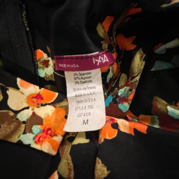 Ixia Vintage Look Floral Sundress M (jrs.) FREE SHIP - Picture 4 of 5